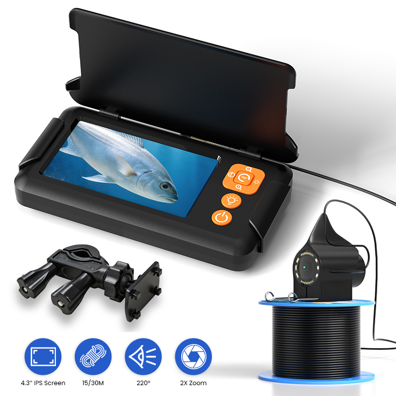 Underwater Fishing Camera - Рыболовная камера с экраном 4,3 дюйма,