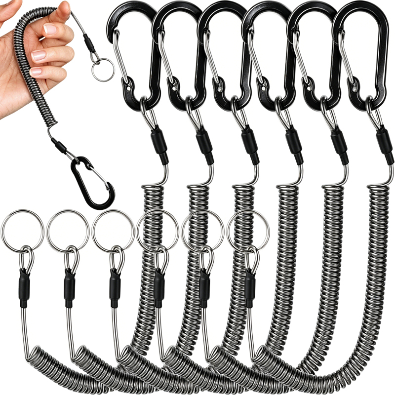 Fishing Pliers - 10/1 шт. Выдвижные брелоки-шнурки с карабином,