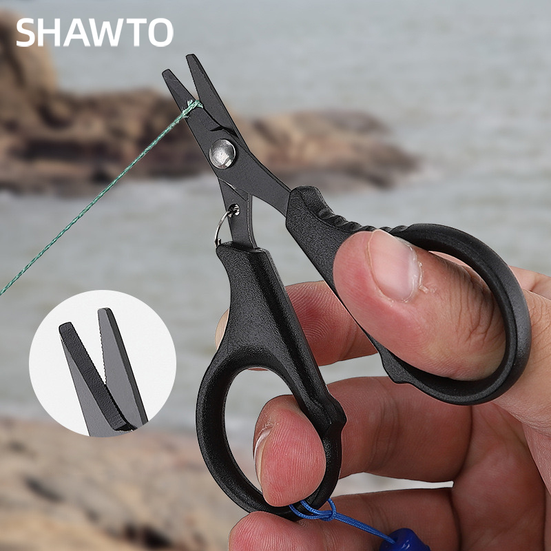 Braided Fishing Line - Рыболовные ножницы-плоскогубцы Shawto из нержавеющей стали