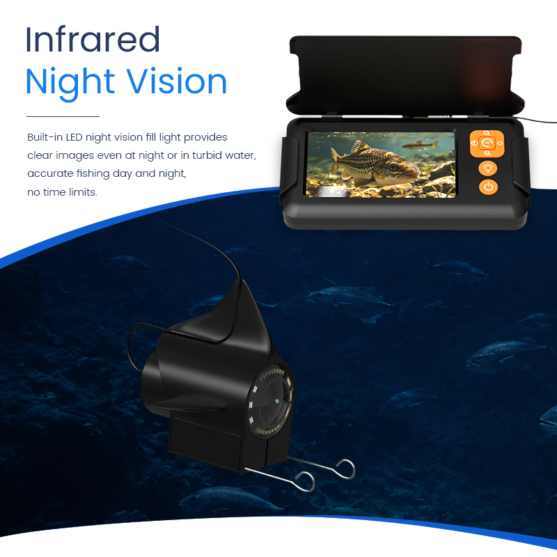 Рыболовная камера с экраном 4, – обзор и цена Underwater Fishing Camera