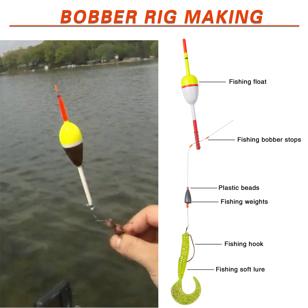 100 шт., поплавок для рыбалки  – обзор и цена Fishing Bobber Float