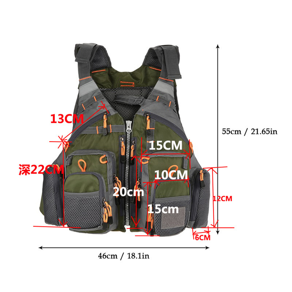 Рыболовный жилет SWROW для акт – обзор и цена Fishing Vest Jacket