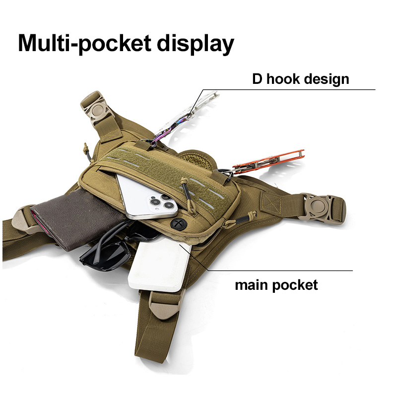 Тактическая нагрудная сумка-жи – обзор и цена Fishing Vest Jacket