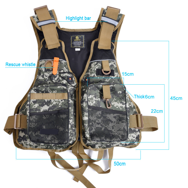 Регулируемый спортивный жилет  – обзор и цена Fishing Vest Jacket